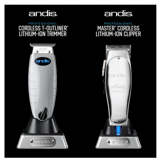 ANDIS CORDLESS MASTER+OUTLINER LI LITHIUM-ION CLIPPER TRIMMER SET