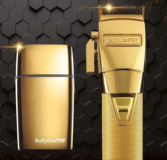 BABYLISS GOLD FX CLIPPER & SHAVER COMBO