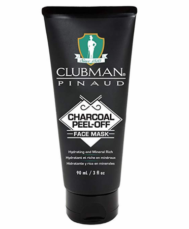 CLUBMAN CHARCOAL PEEL-OFF BLACK MASK 3 OZ
